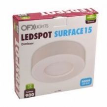 OFX ledspot surface 15 12W 4000K